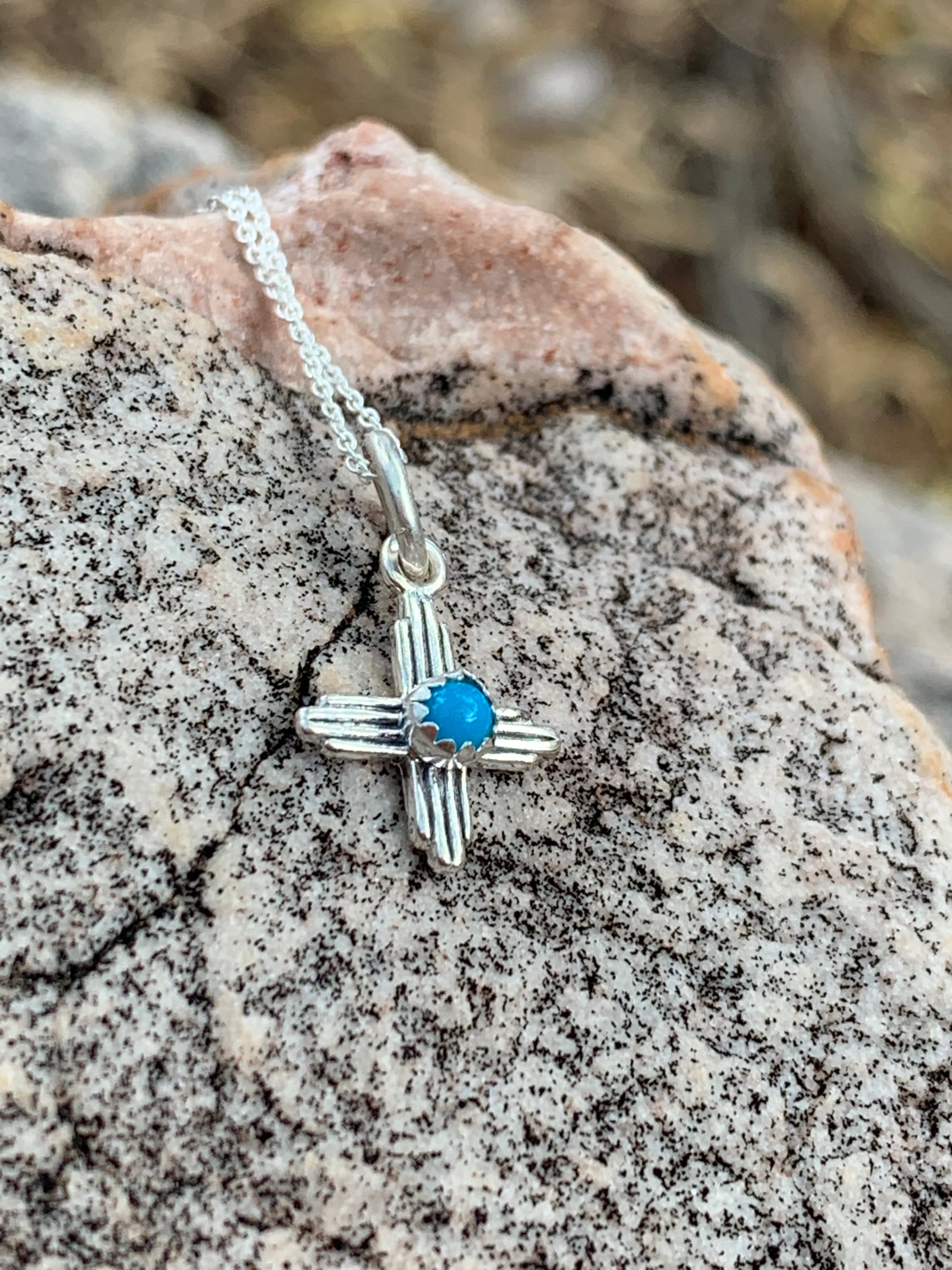 Sterling silver zia sale pendant
